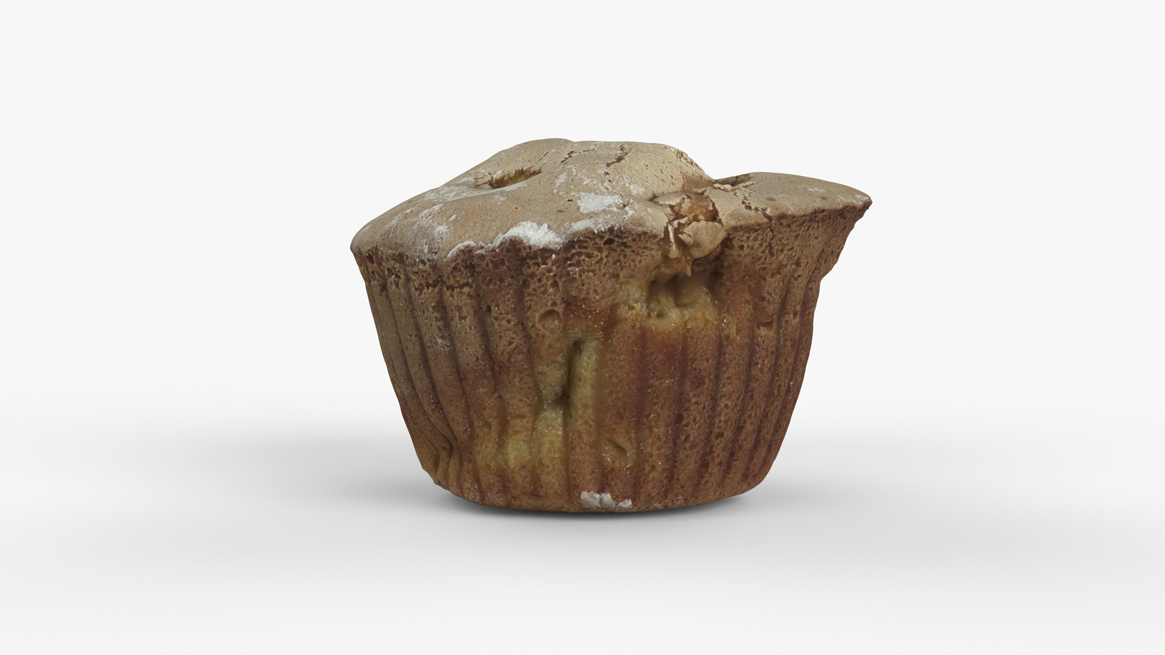 Photorealistic 3D scan of cupcakes muffin Low-poly 3D model_7