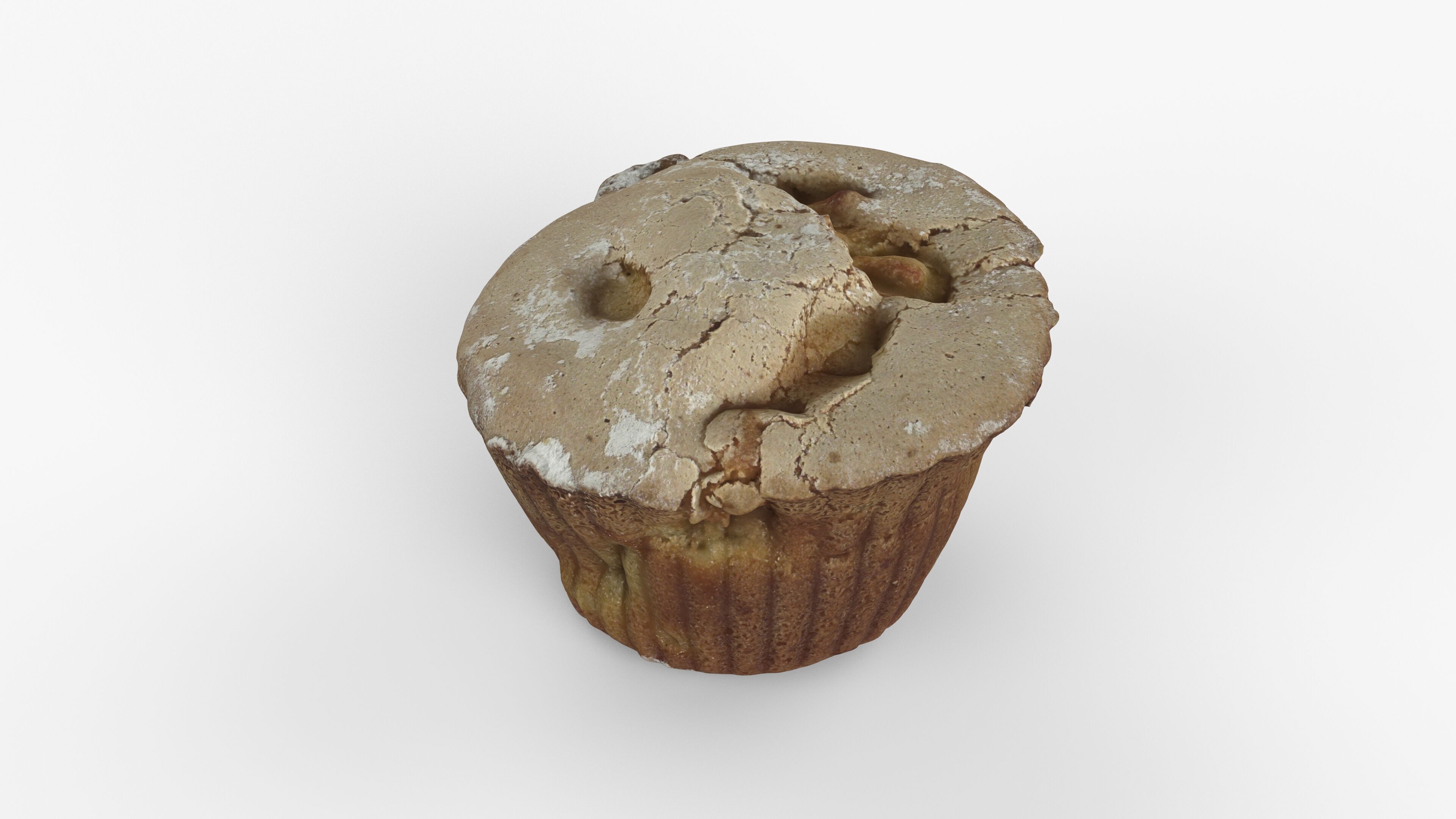 Photorealistic 3D scan of cupcakes muffin Low-poly 3D model_15