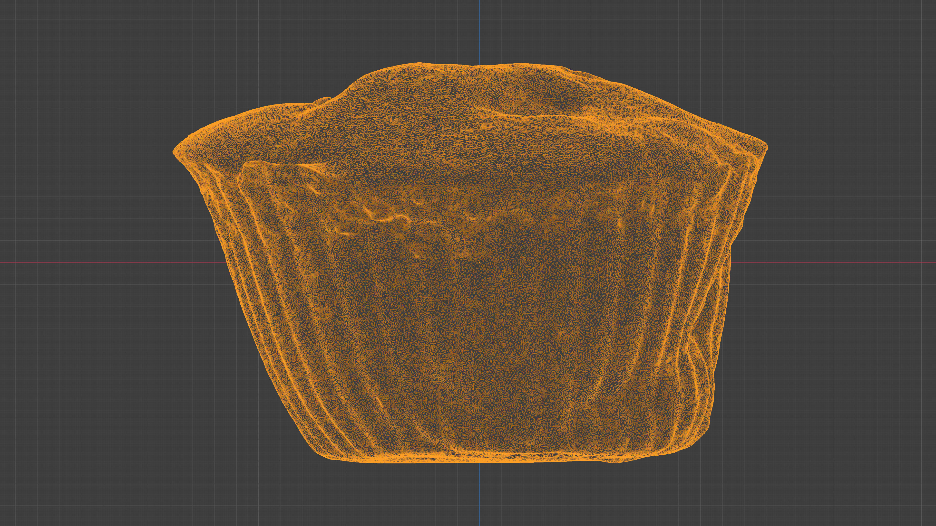 Photorealistic 3D scan of cupcakes muffin Low-poly 3D model_26