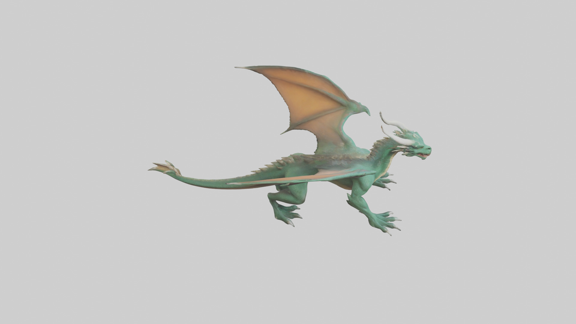 Feral Dragon model 3D model_18