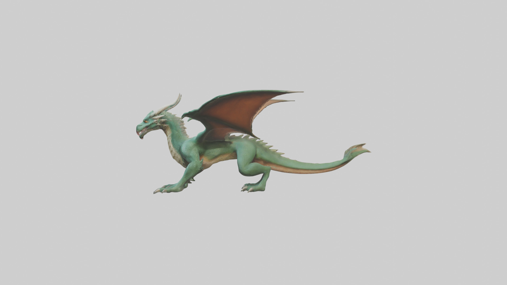 Feral Dragon model 3D model_12