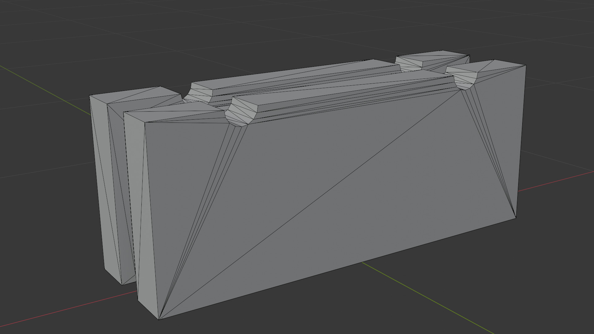 Game ready block prop Low-Poly PBR Low-poly 3D model_2