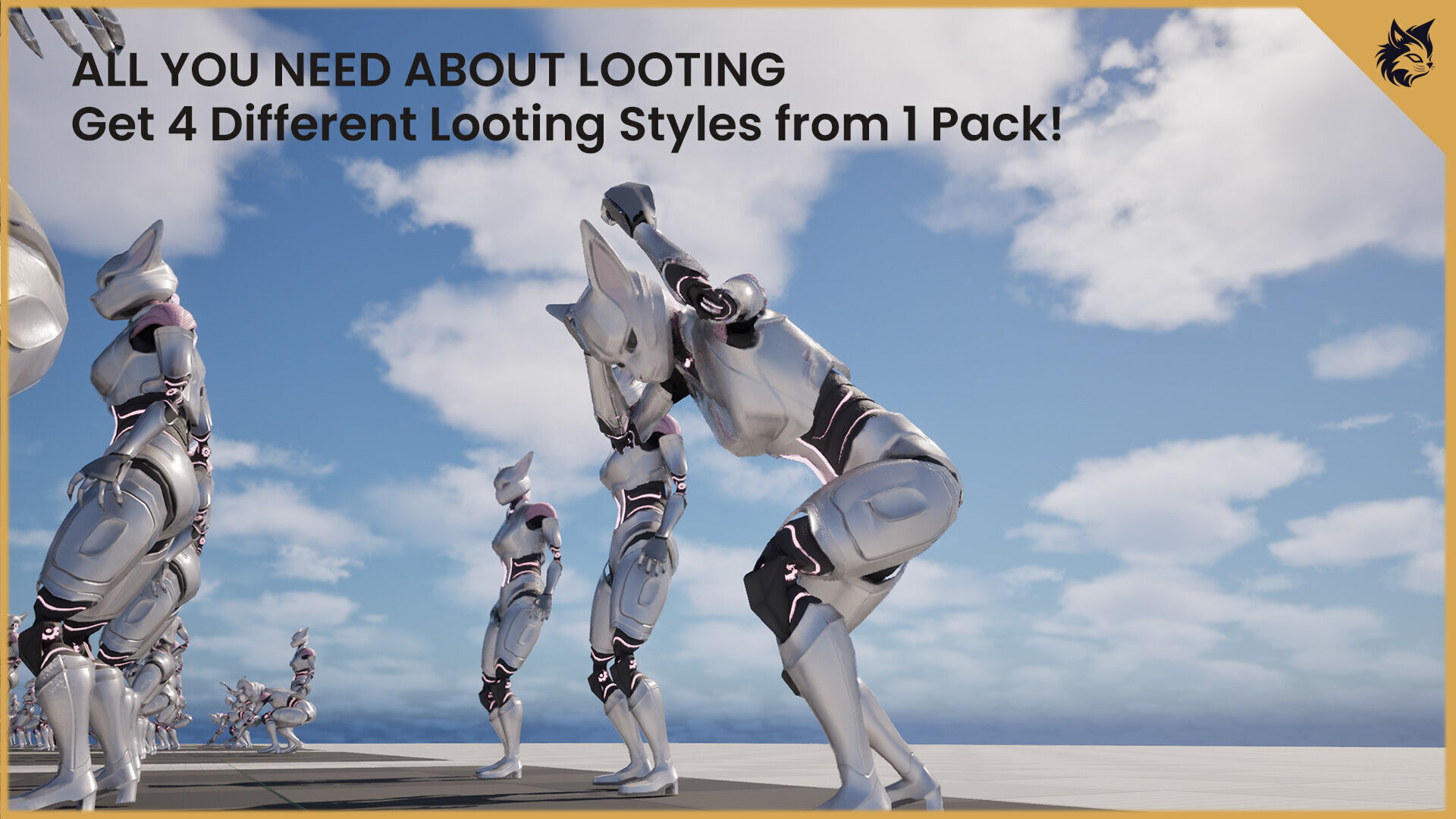 Treasure Loot Animation Pack 3D model_3