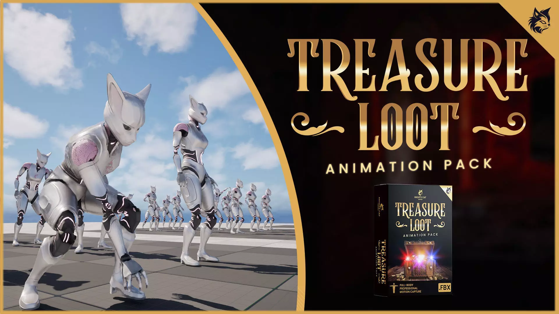 Treasure Loot Animation Pack 3D model_0