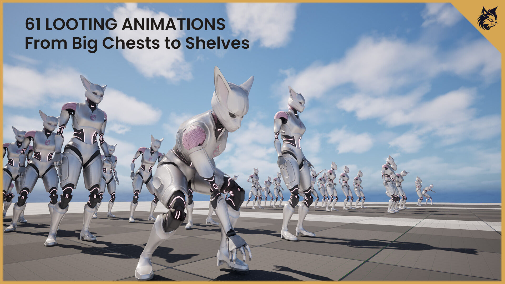 Treasure Loot Animation Pack 3D model_2