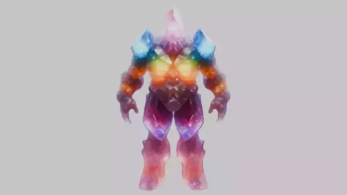 Crystal Stone Giant 3D Model