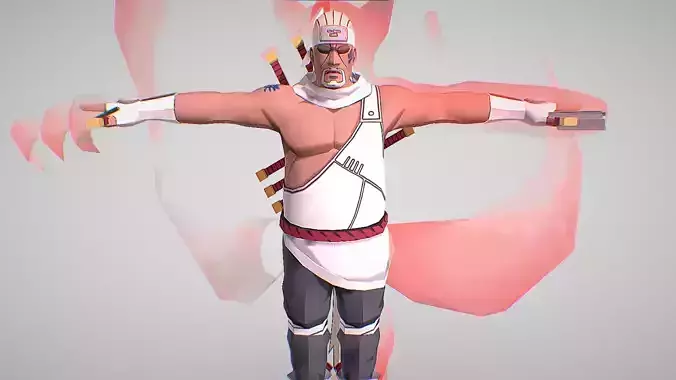 Killer B - Naruto Shippuden - Gekitou Ninja Taisen Special 3D model