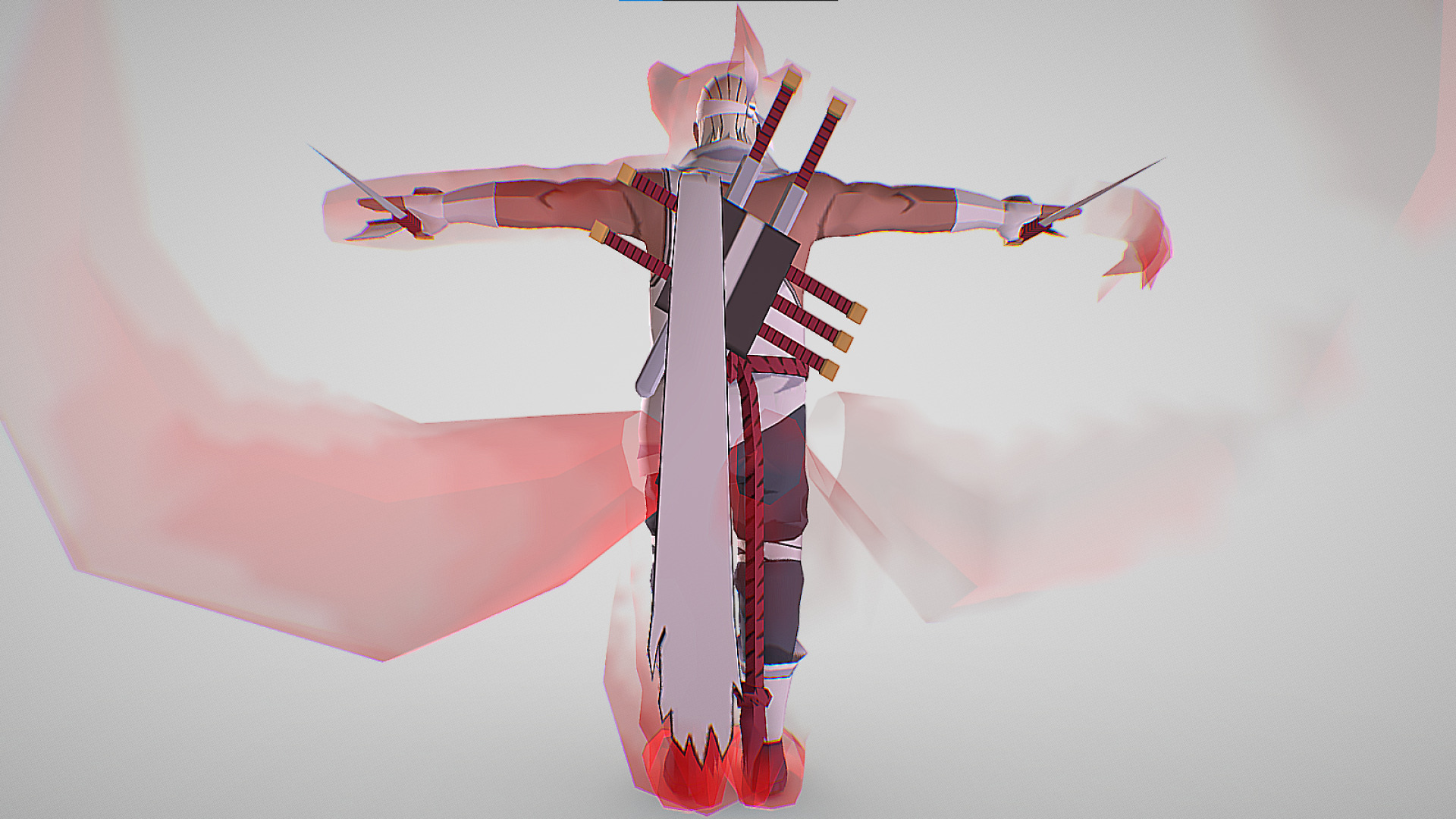 Killer B - Naruto Shippuden - Gekitou Ninja Taisen Special Low-poly 3D model_3