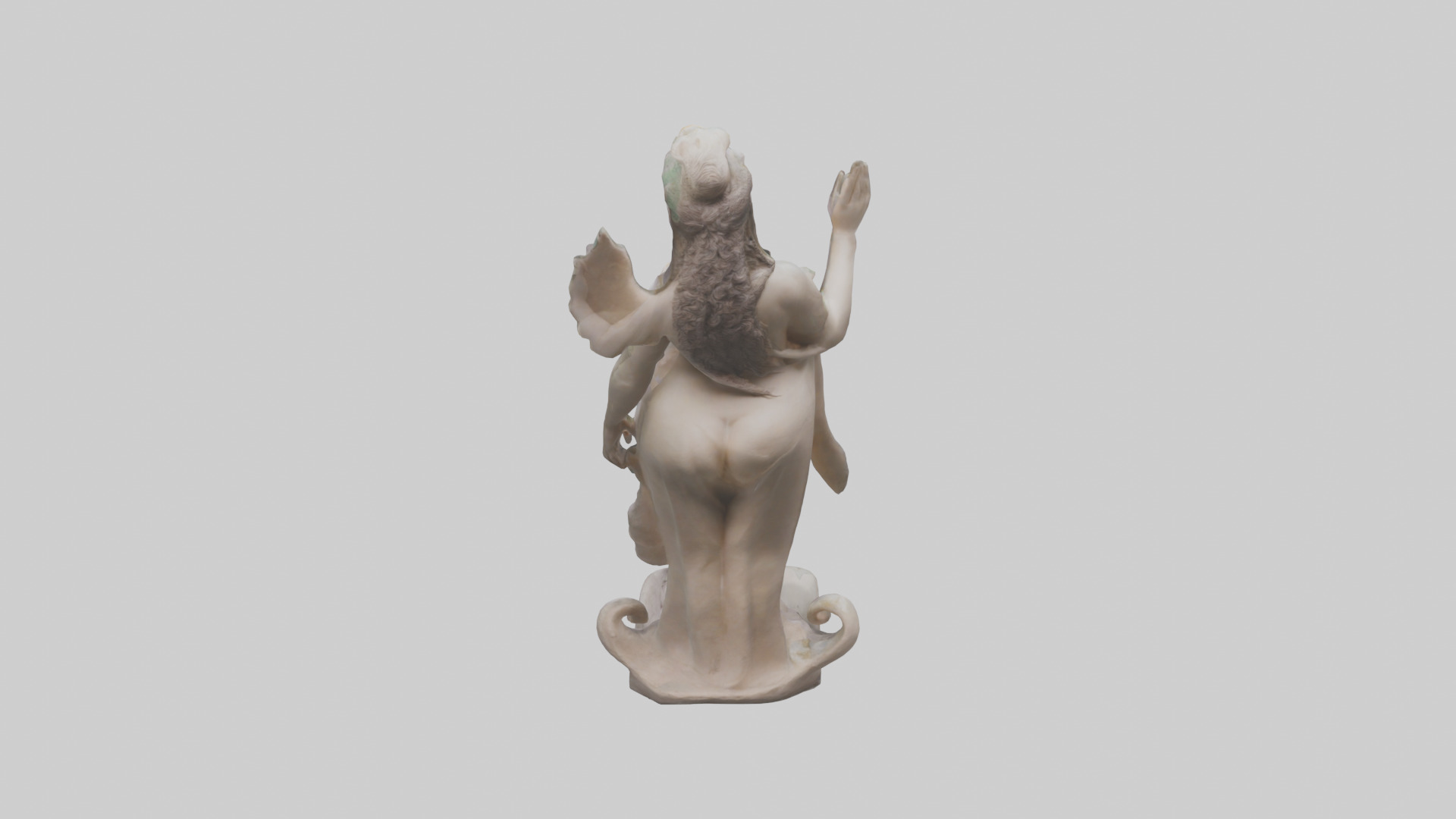 Fertility Goddess statue model 3D model_15