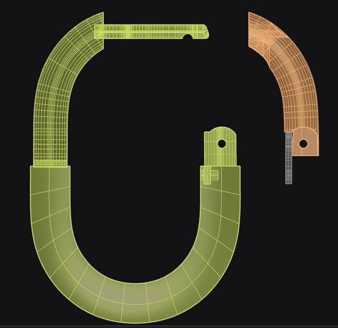 earrings Tiffany 3D print model_3