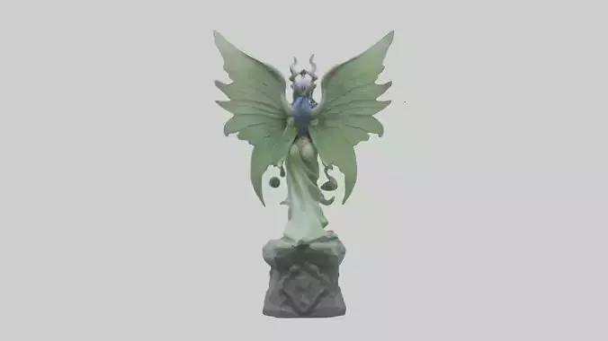 Fey Guardian statue model