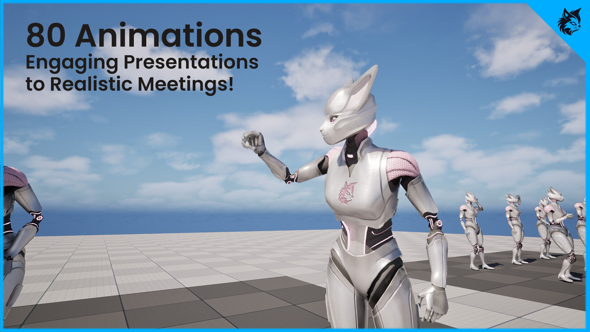 Office and Presentation Animation Pack 3D model_2