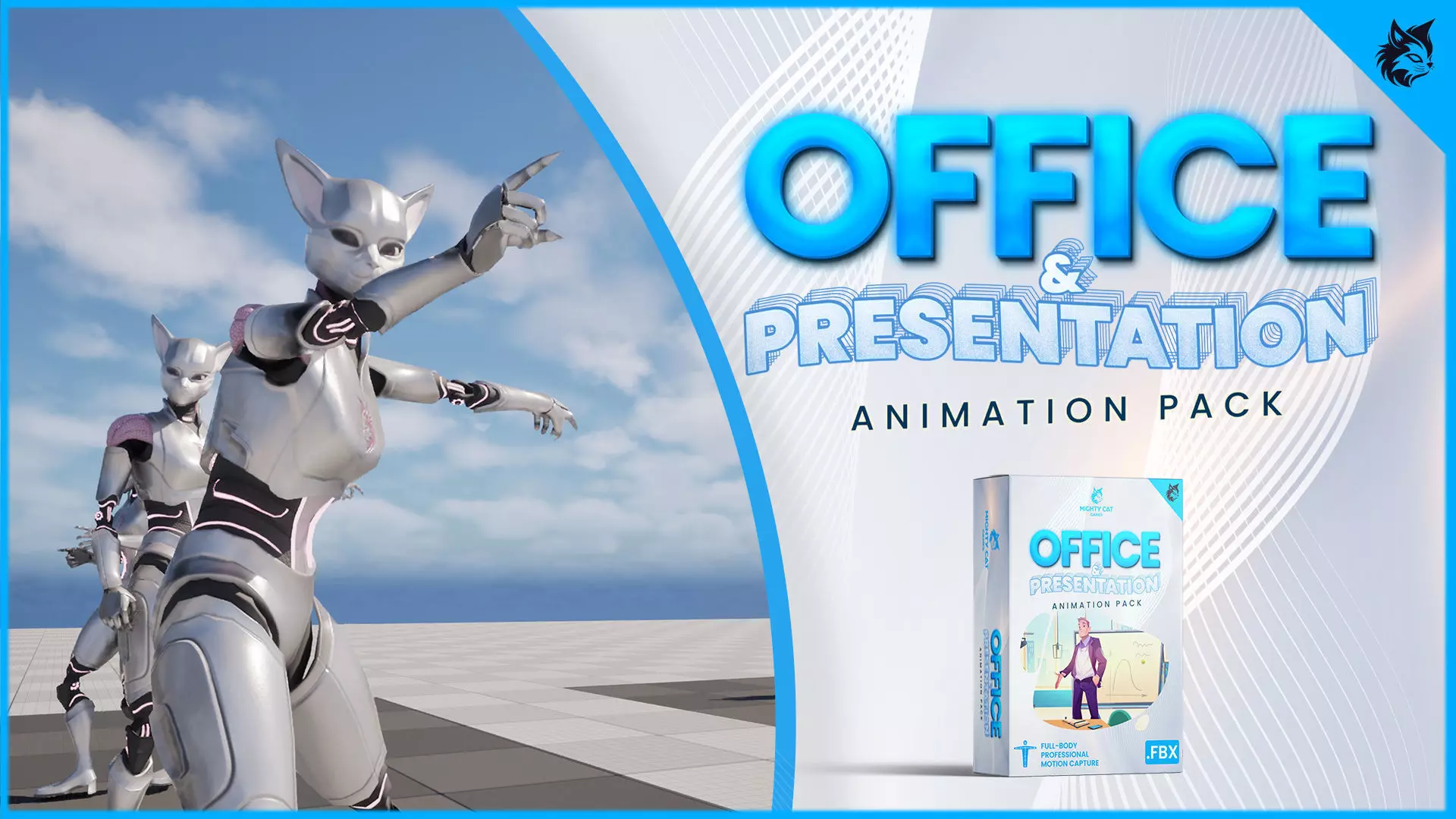 Office and Presentation Animation Pack 3D model_0