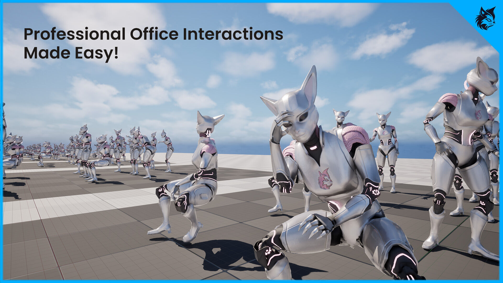 Office and Presentation Animation Pack 3D model_6