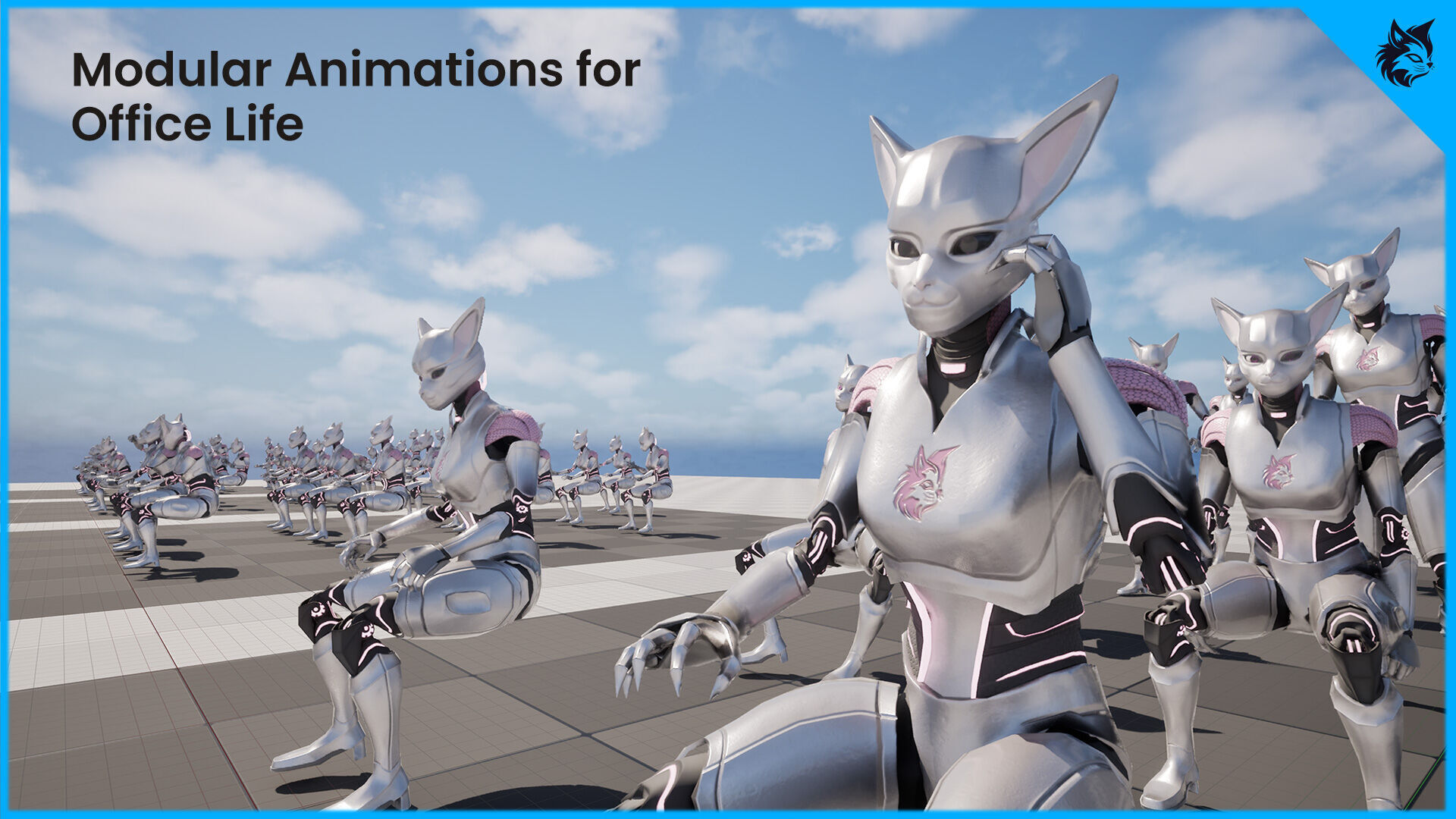 Office and Presentation Animation Pack 3D model_4