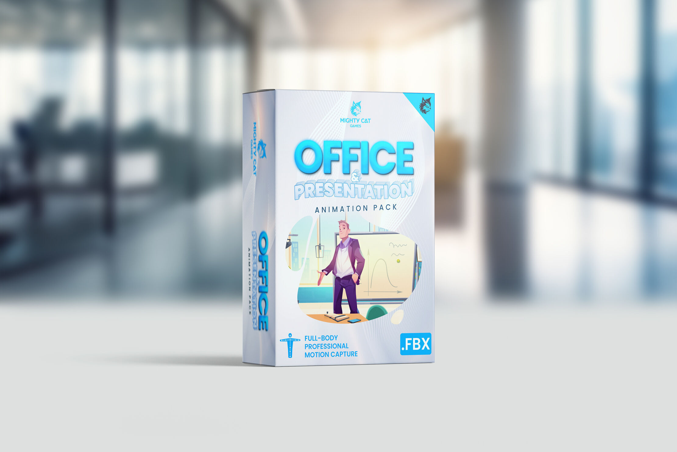 Office and Presentation Animation Pack 3D model_13