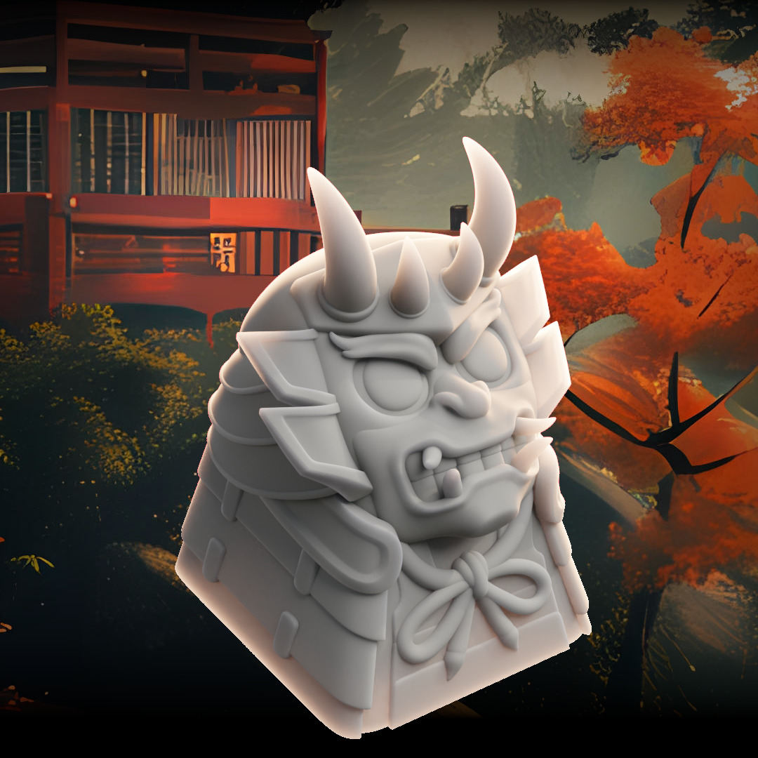 Japan Collection - keycaps to print - Mechanical keyboard 3D print model_16