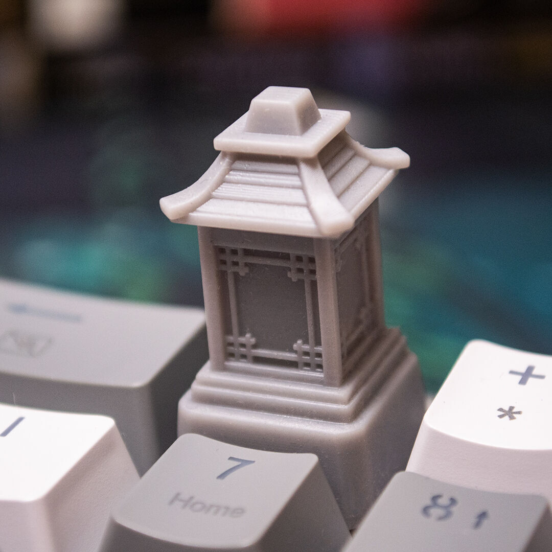 Japan Collection - keycaps to print - Mechanical keyboard 3D print model_5