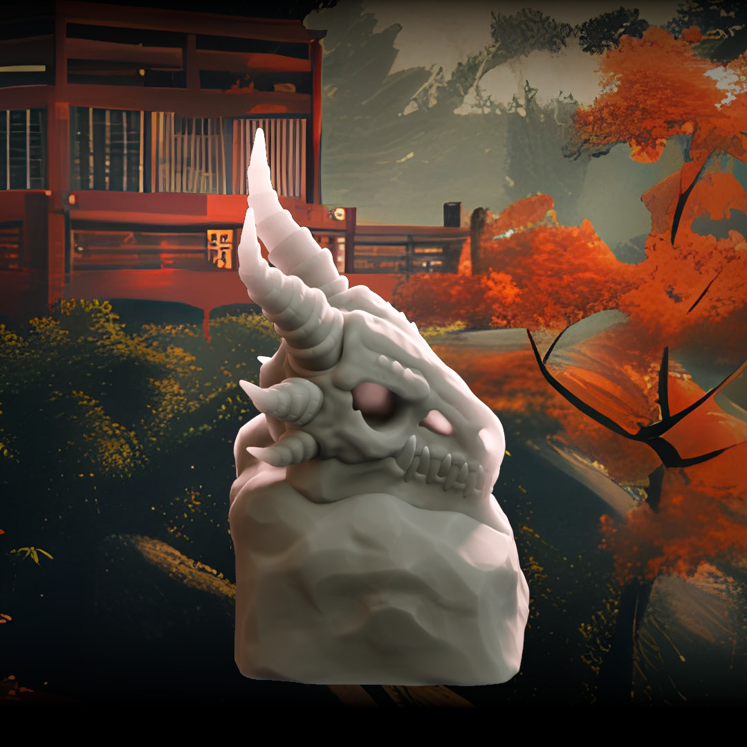 Japan Collection - keycaps to print - Mechanical keyboard 3D print model_9