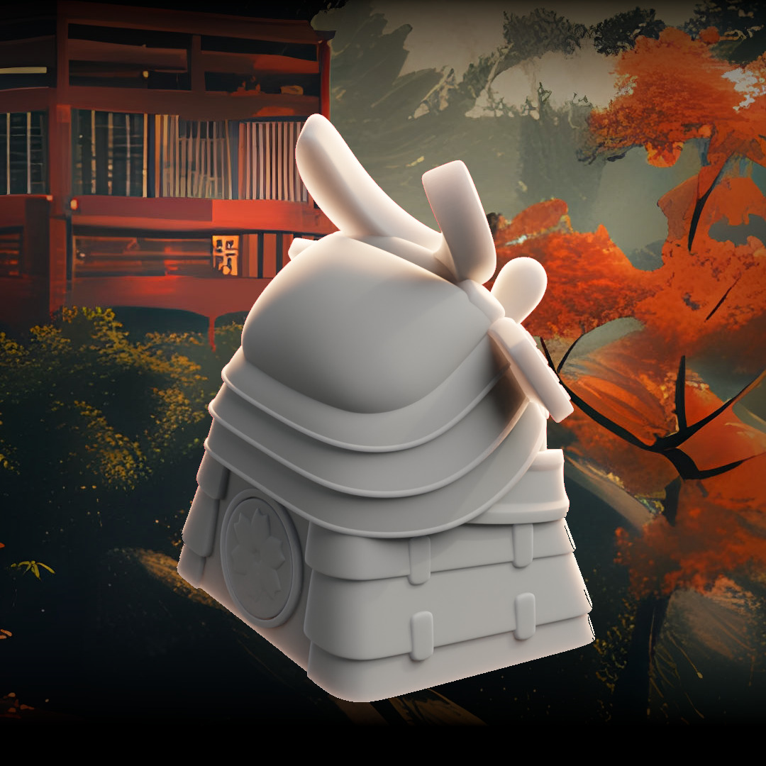 Japan Collection - keycaps to print - Mechanical keyboard 3D print model_24