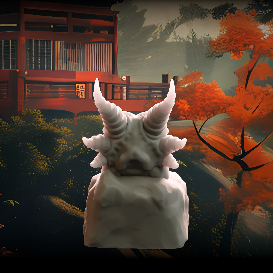 Japan Collection - keycaps to print - Mechanical keyboard 3D print model_8