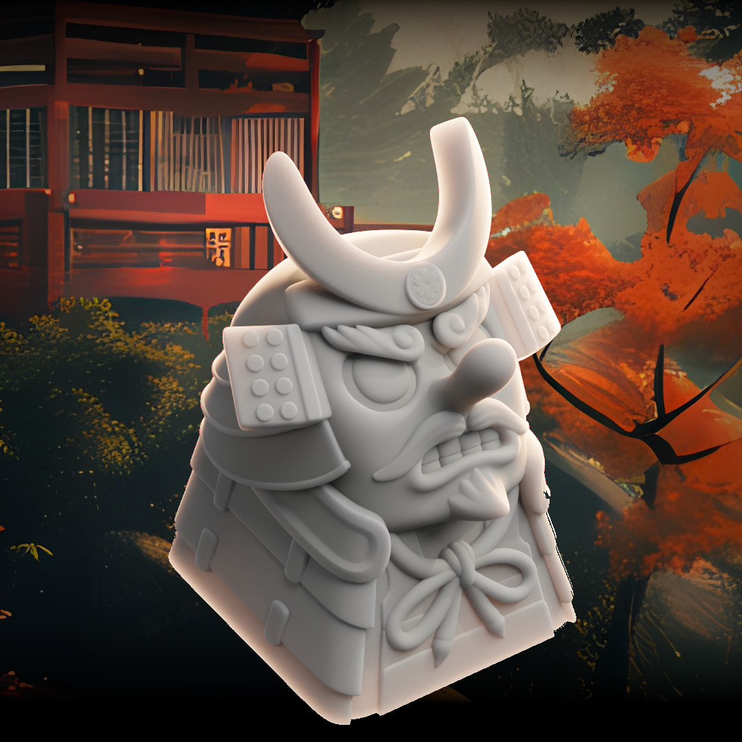 Japan Collection - keycaps to print - Mechanical keyboard 3D print model_23