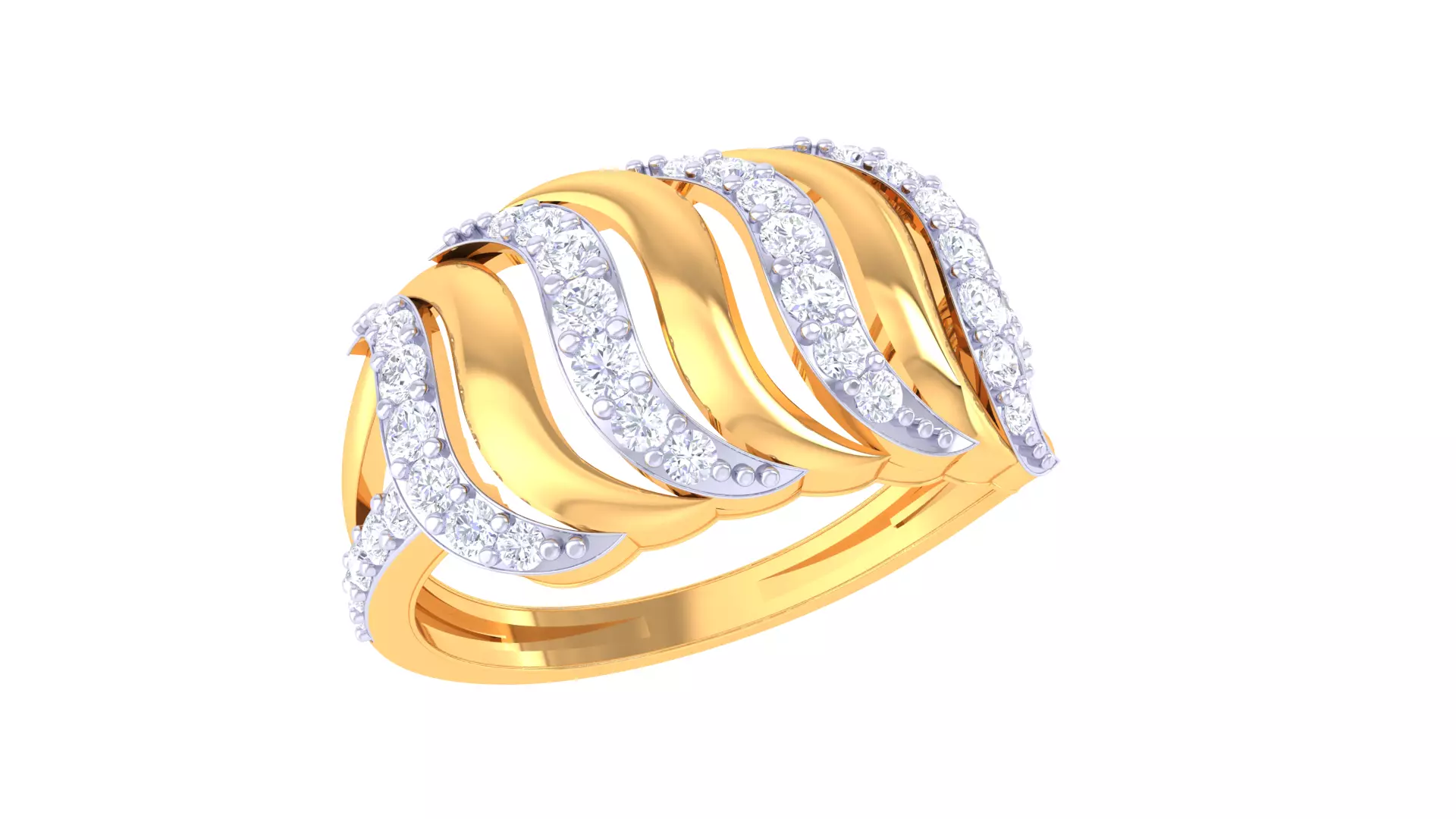 Women Ring MTL 3dm STL OBJ FBX Details 3D print model_0
