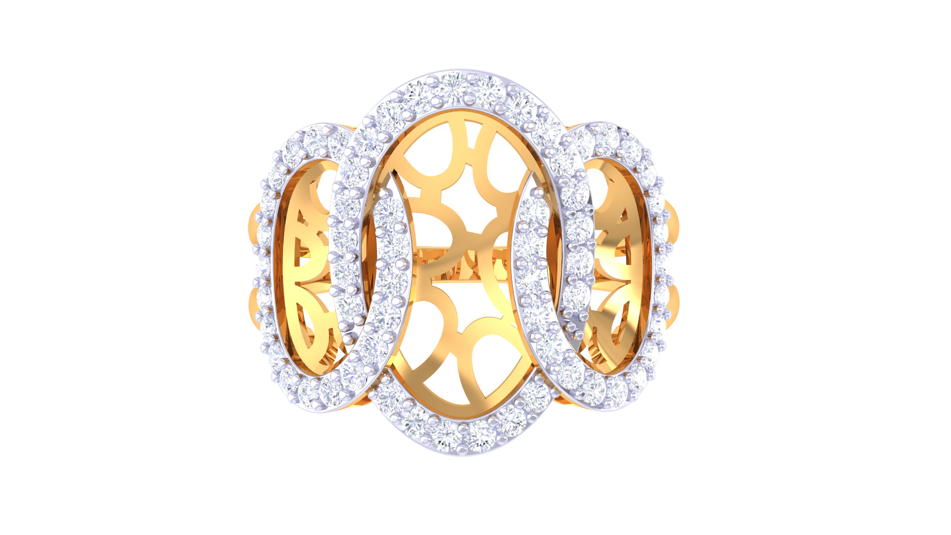  Women Ring MTL 3dm STL OBJ FBX Details 3D print model_3