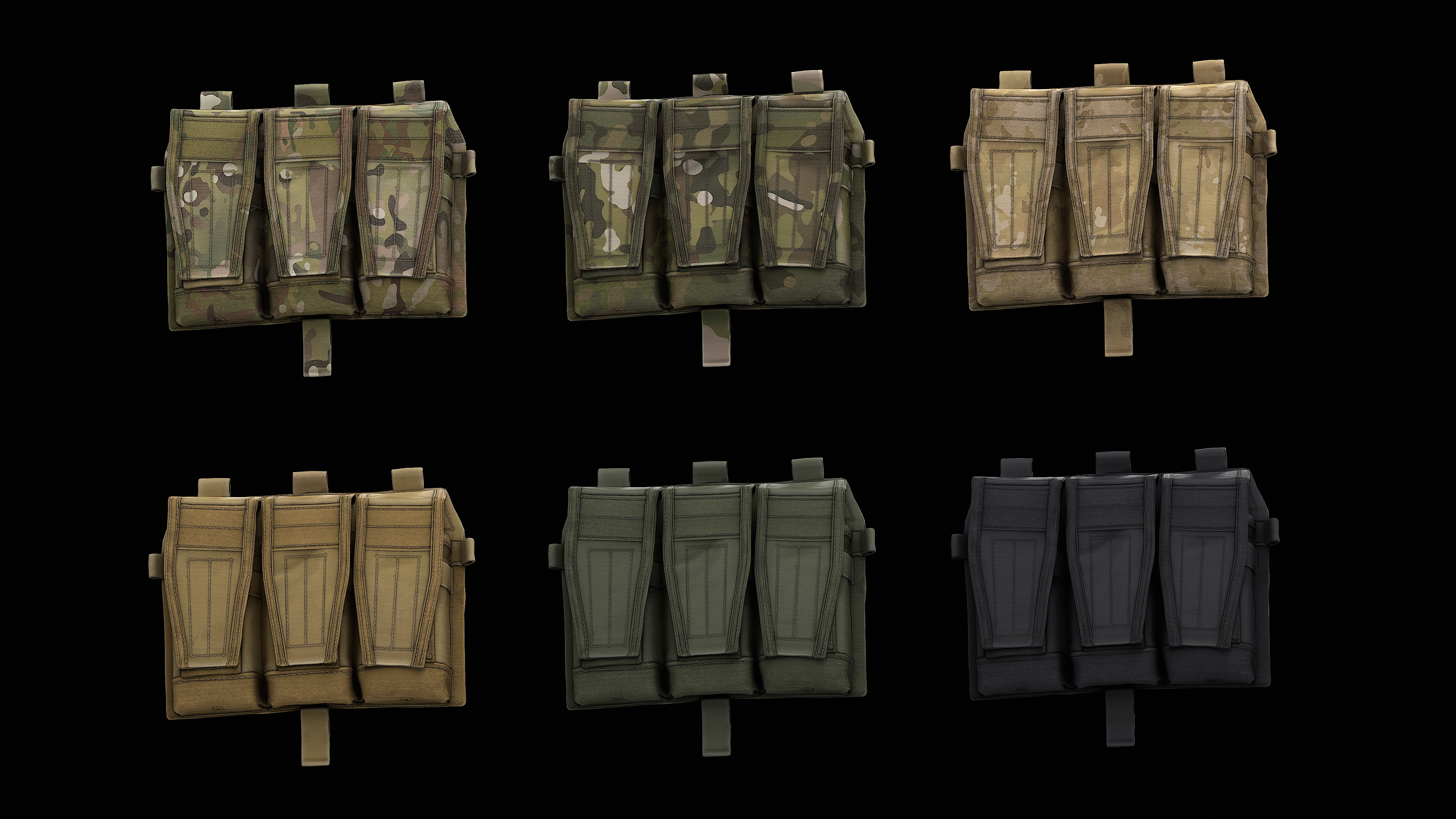 AVS Detachable Flap Front Low-poly 3D model_12