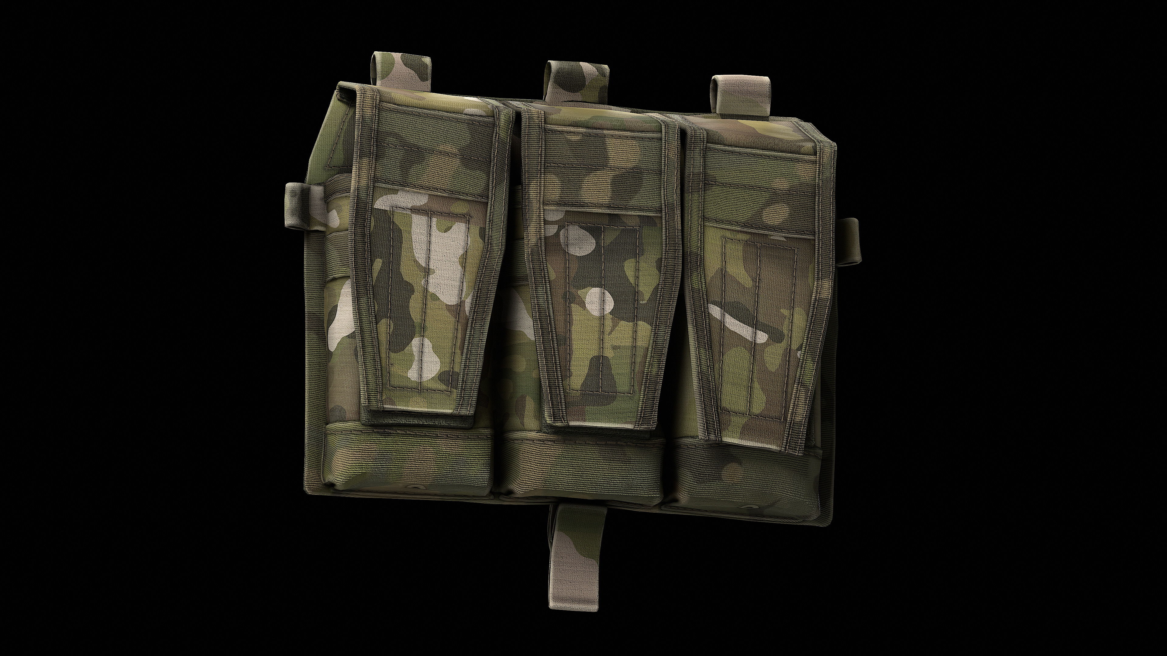 AVS Detachable Flap Front Low-poly 3D model_2