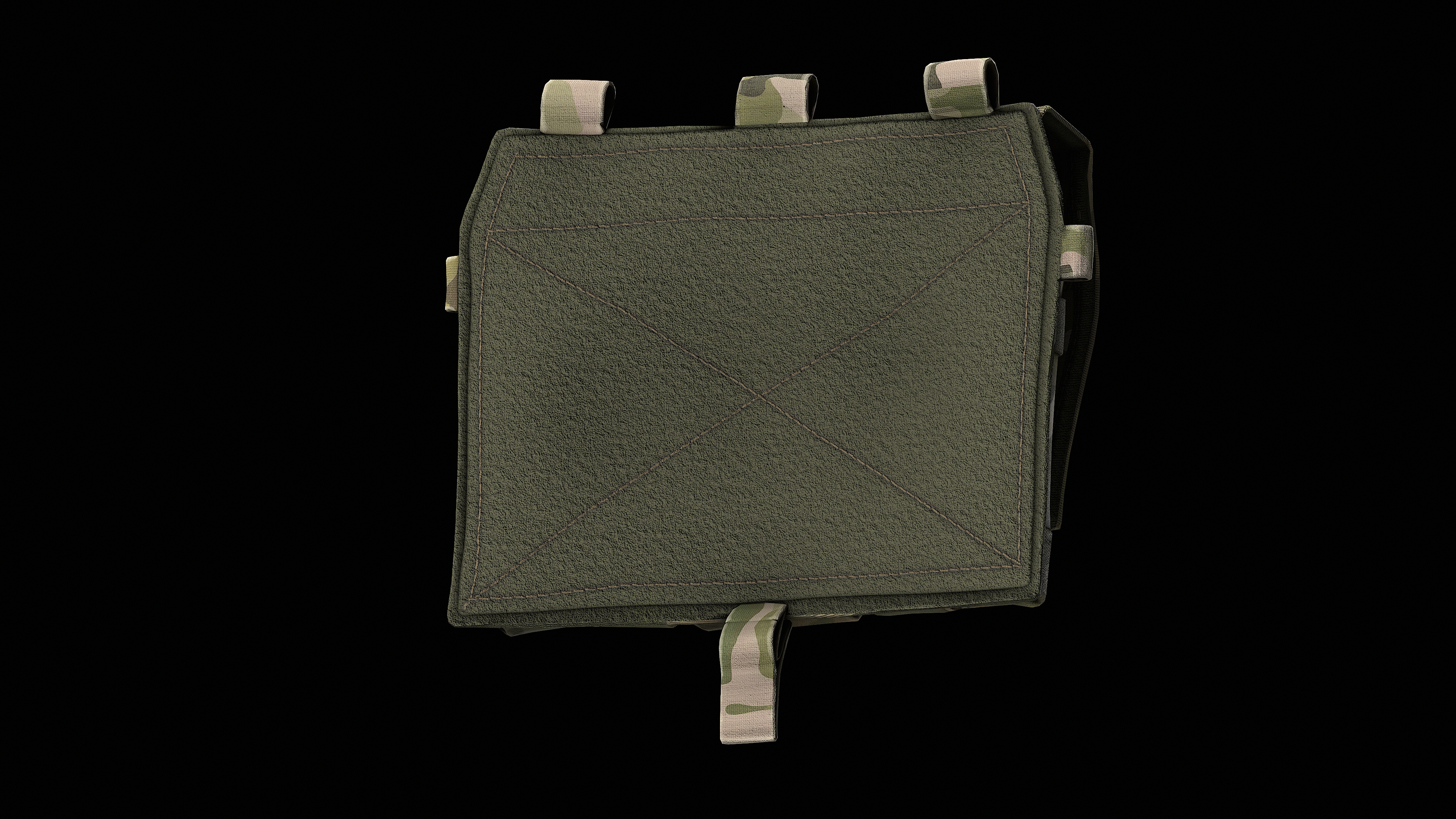 AVS Detachable Flap Front Low-poly 3D model_9