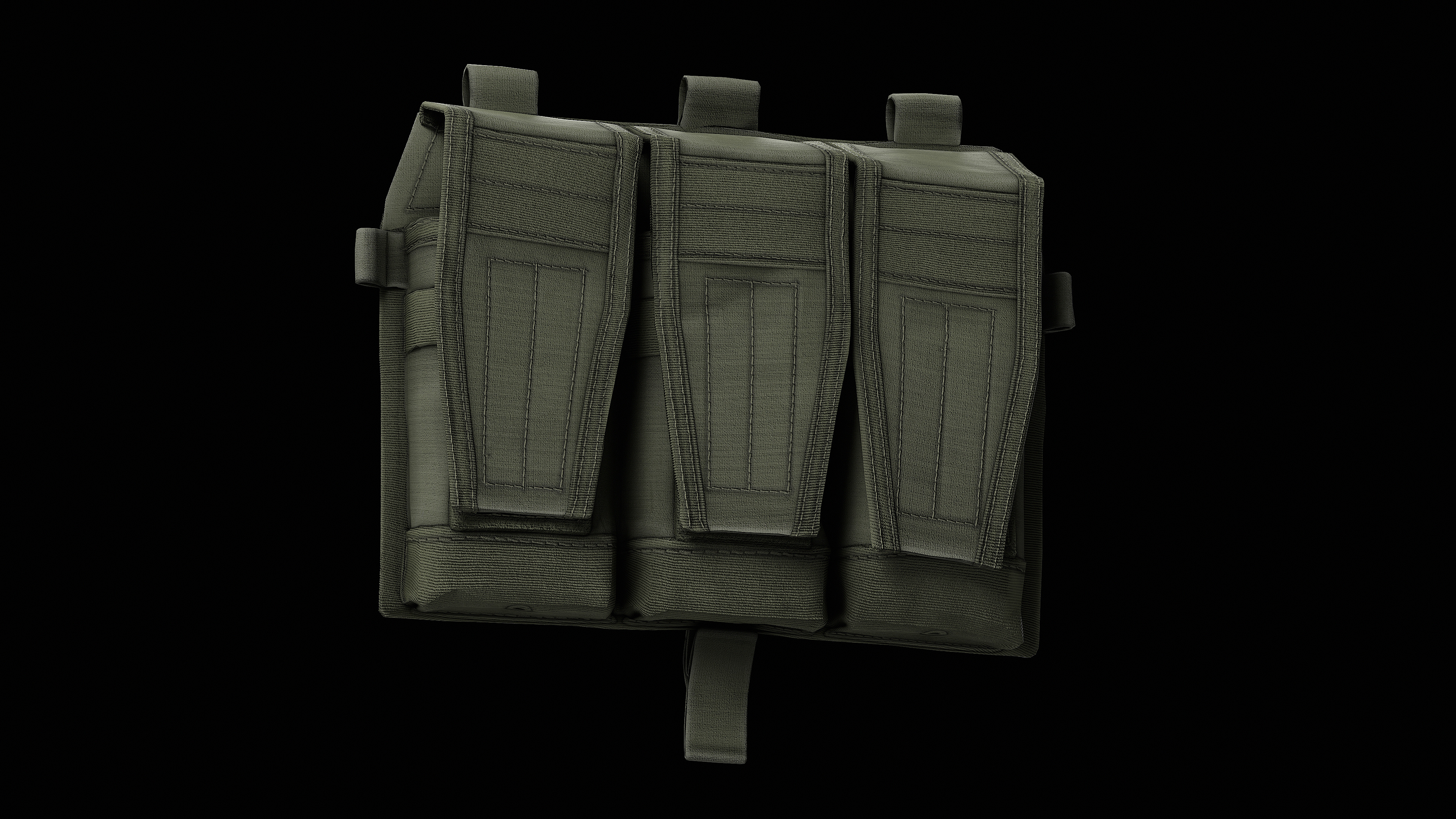 AVS Detachable Flap Front Low-poly 3D model_4
