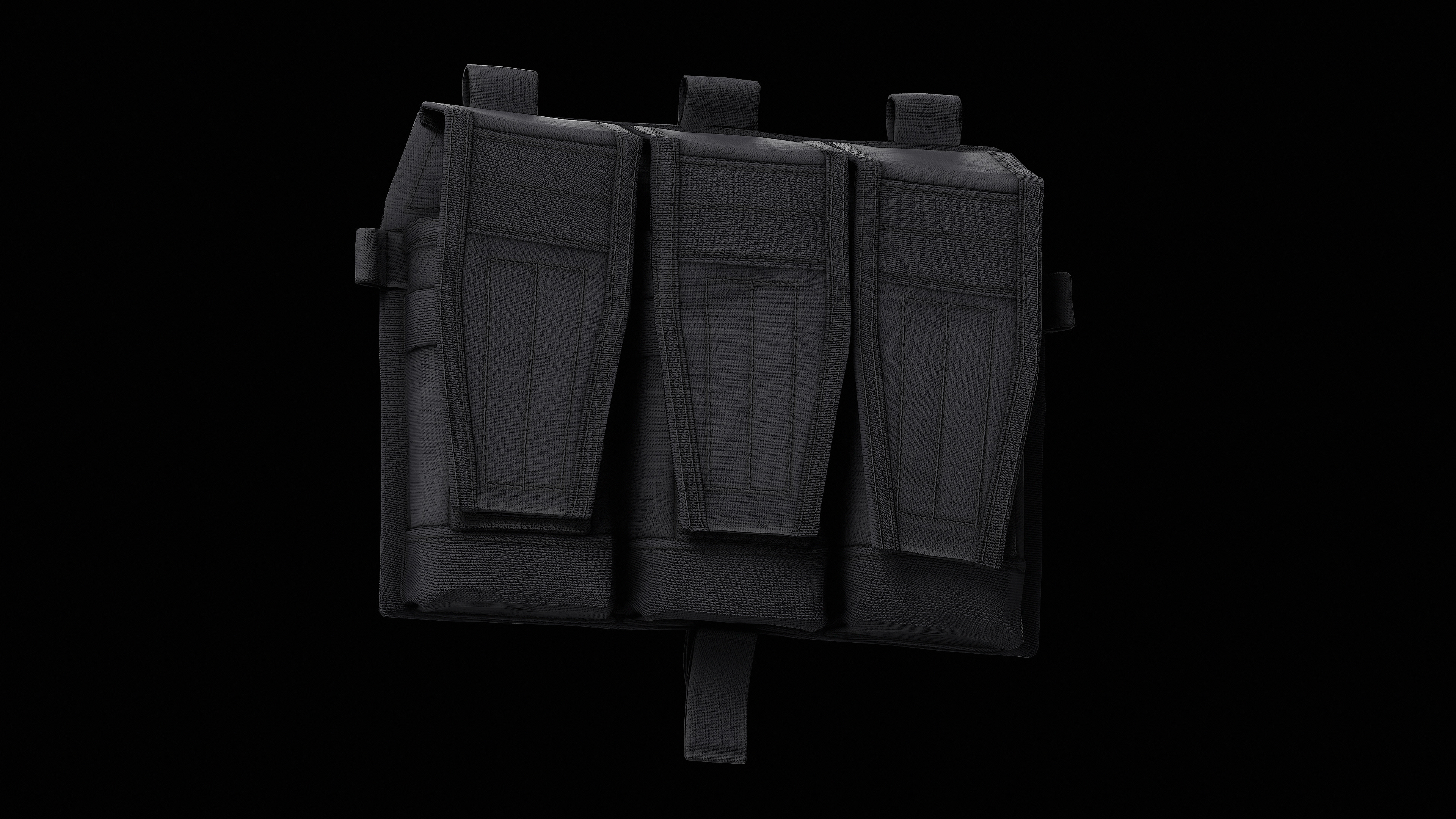 AVS Detachable Flap Front Low-poly 3D model_5
