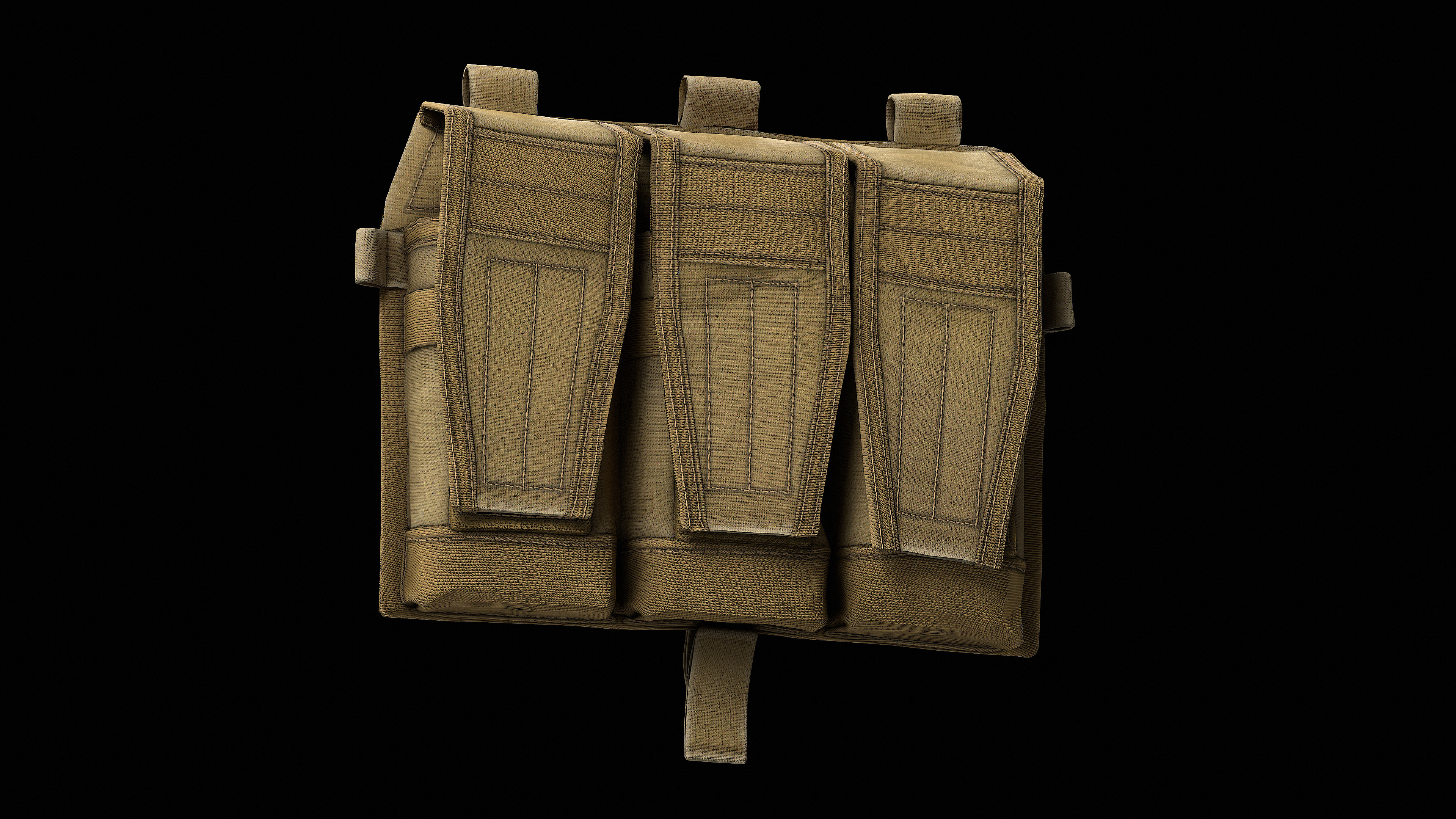 AVS Detachable Flap Front Low-poly 3D model_3