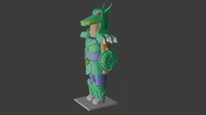 Dragon Shiryu -  Bripo Toy finger face 3D print model