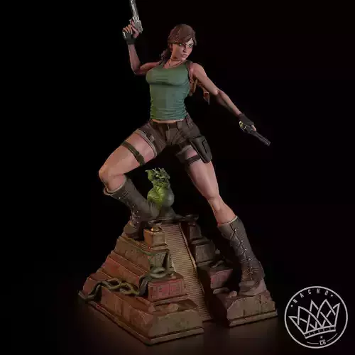 Fan Art - Lara Croft Tomb Raider - Statue