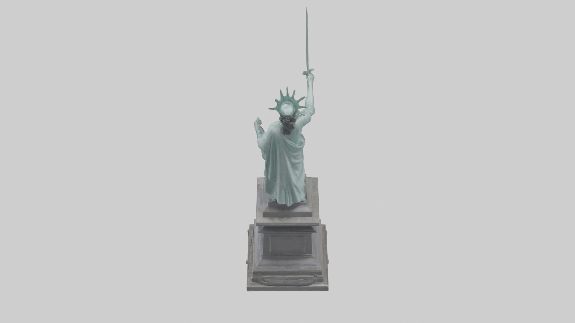Final Stand for Liberty statue model 3D model_15