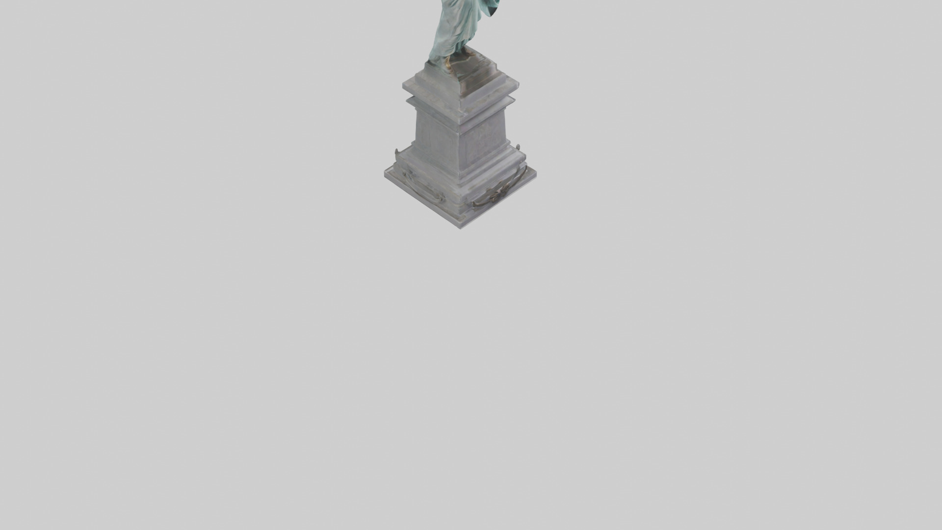 Final Stand for Liberty statue model 3D model_6