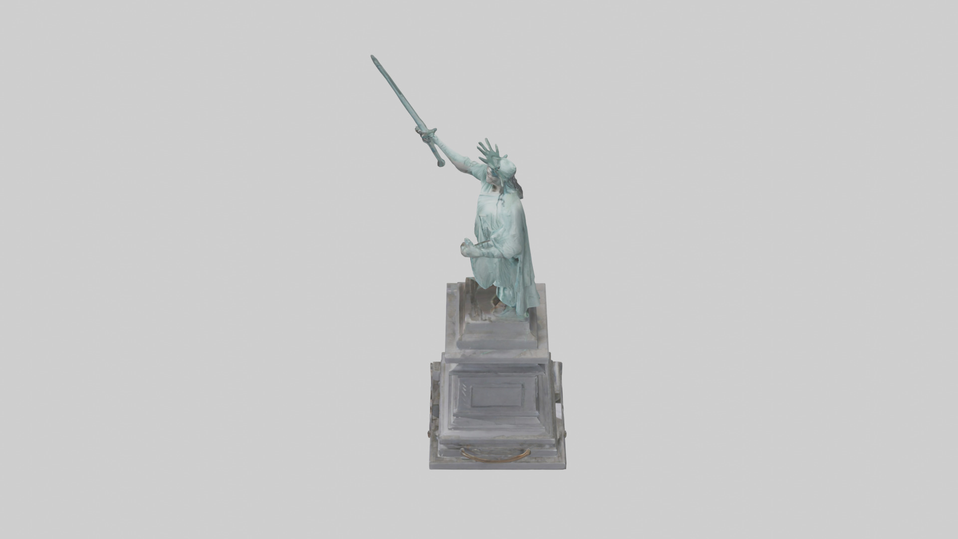 Final Stand for Liberty statue model 3D model_17