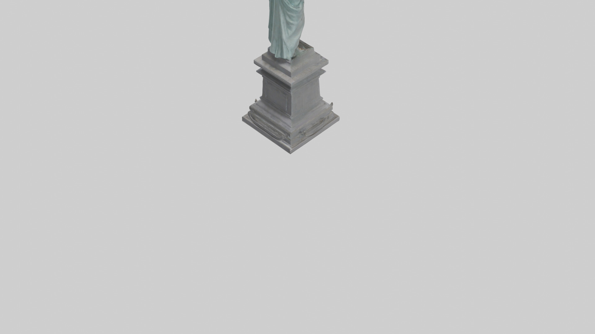 Final Stand for Liberty statue model 3D model_4