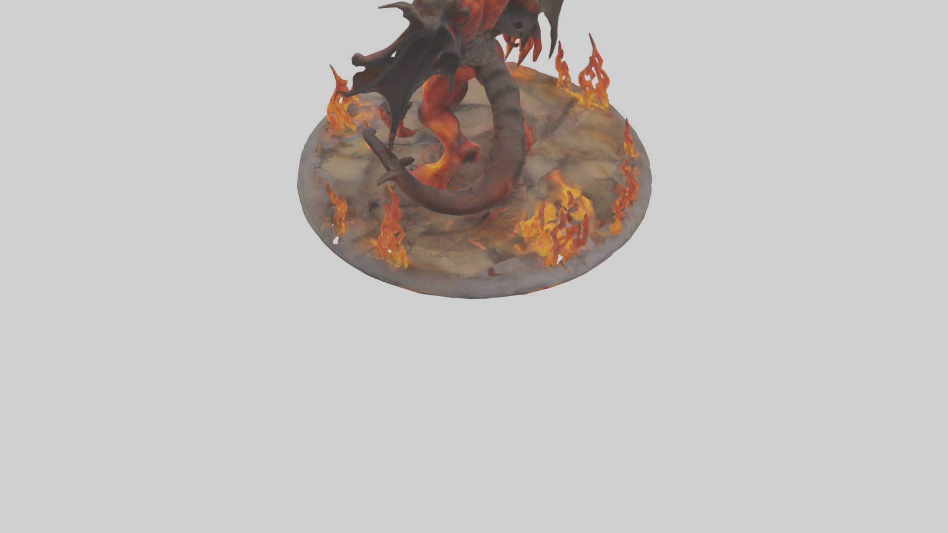 Fire Demon King model 3D model_3