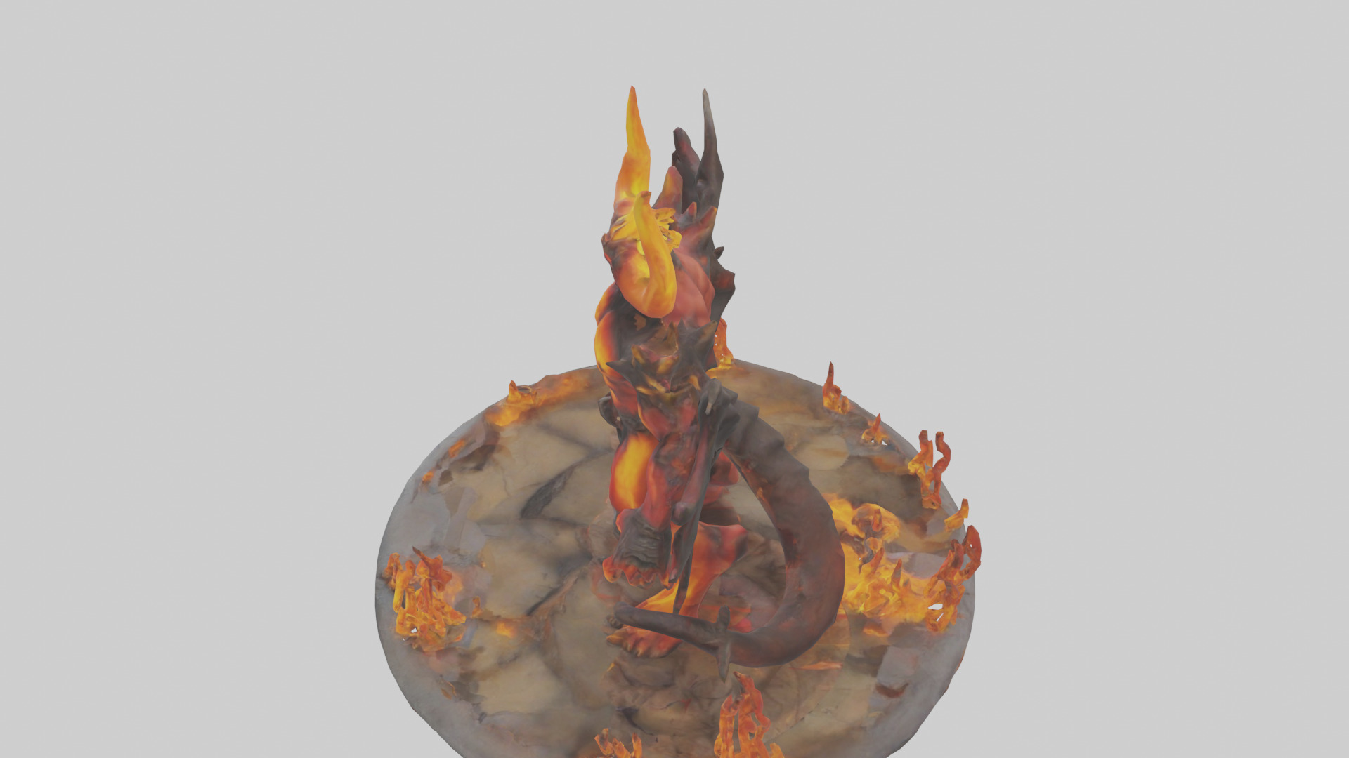 Fire Demon King model 3D model_17