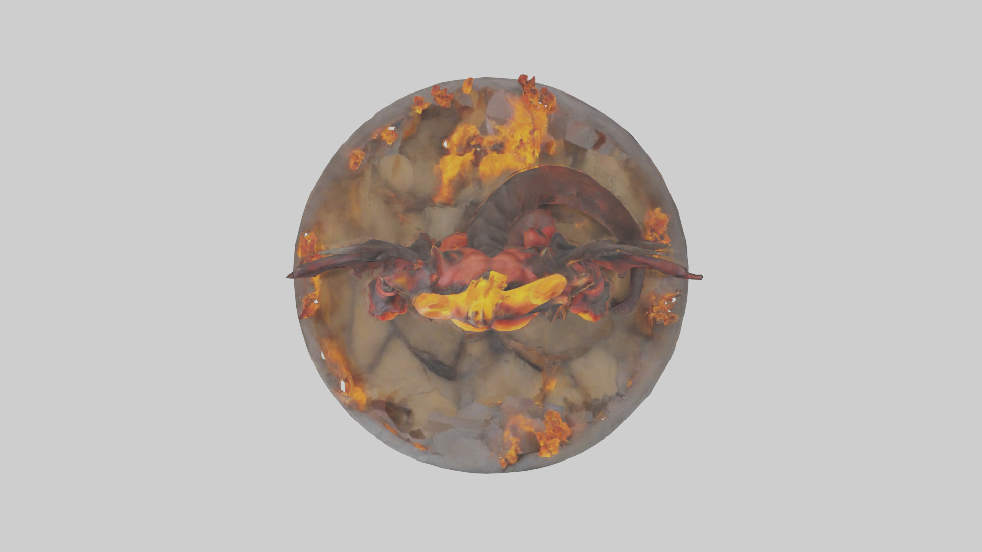 Fire Demon King model 3D model_14
