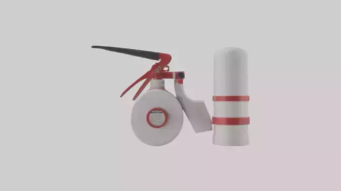 Fire extinguisher model 3D model