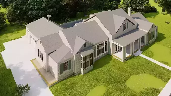 old house-Old Abandoned House 3D model