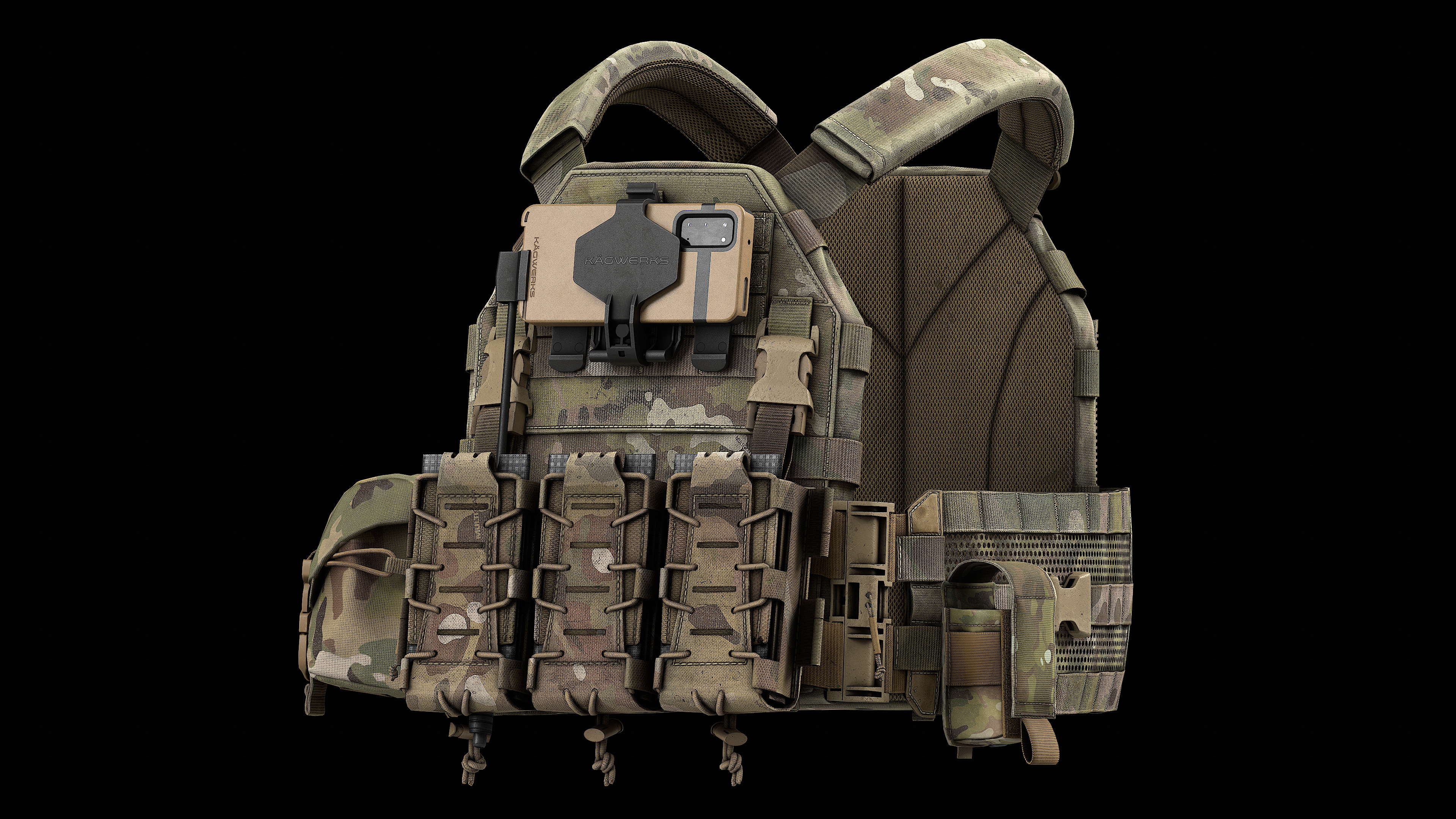 SLEDS-K Universal Placard Low-poly 3D model_11