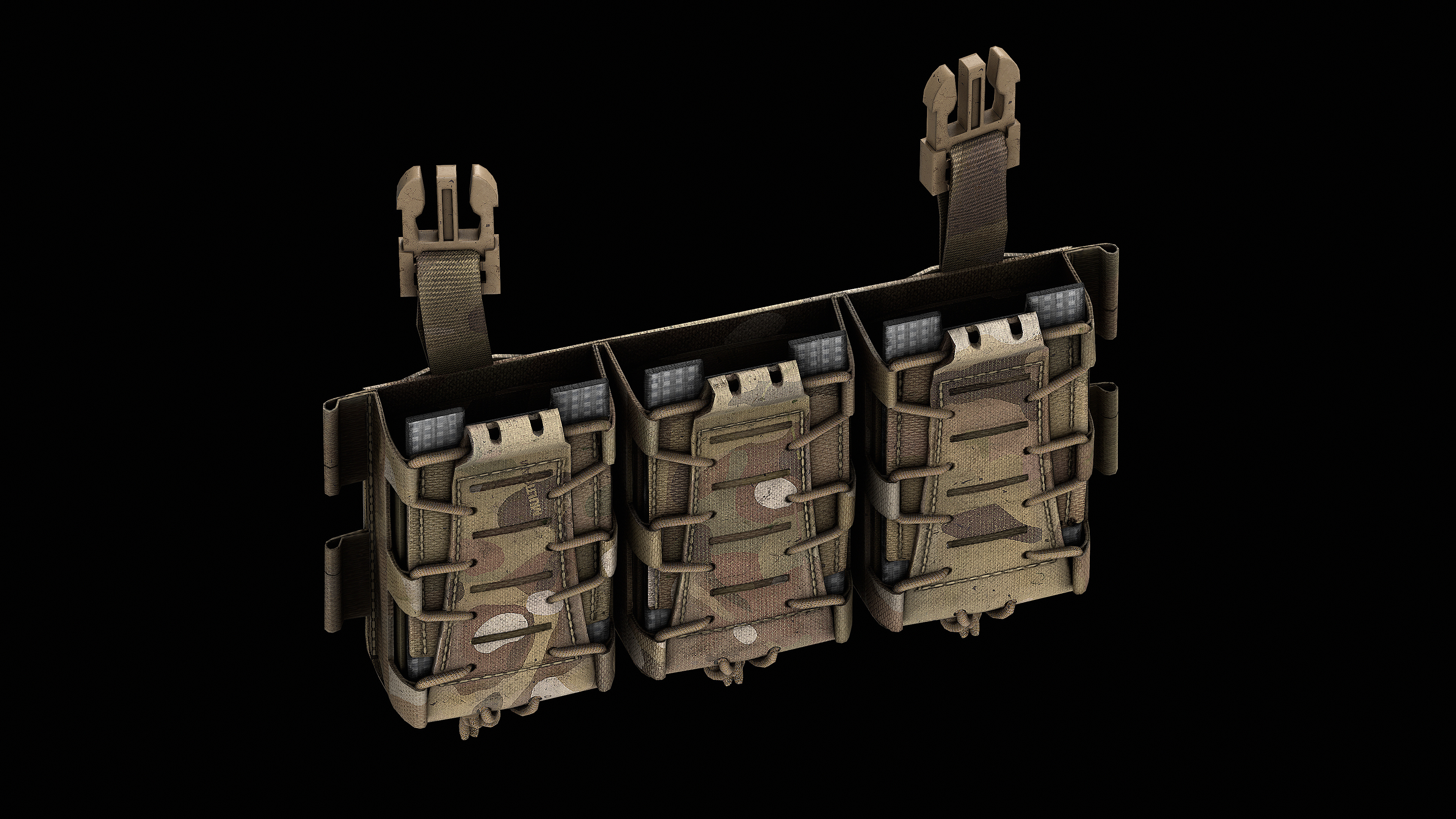 SLEDS-K Universal Placard Low-poly 3D model_8