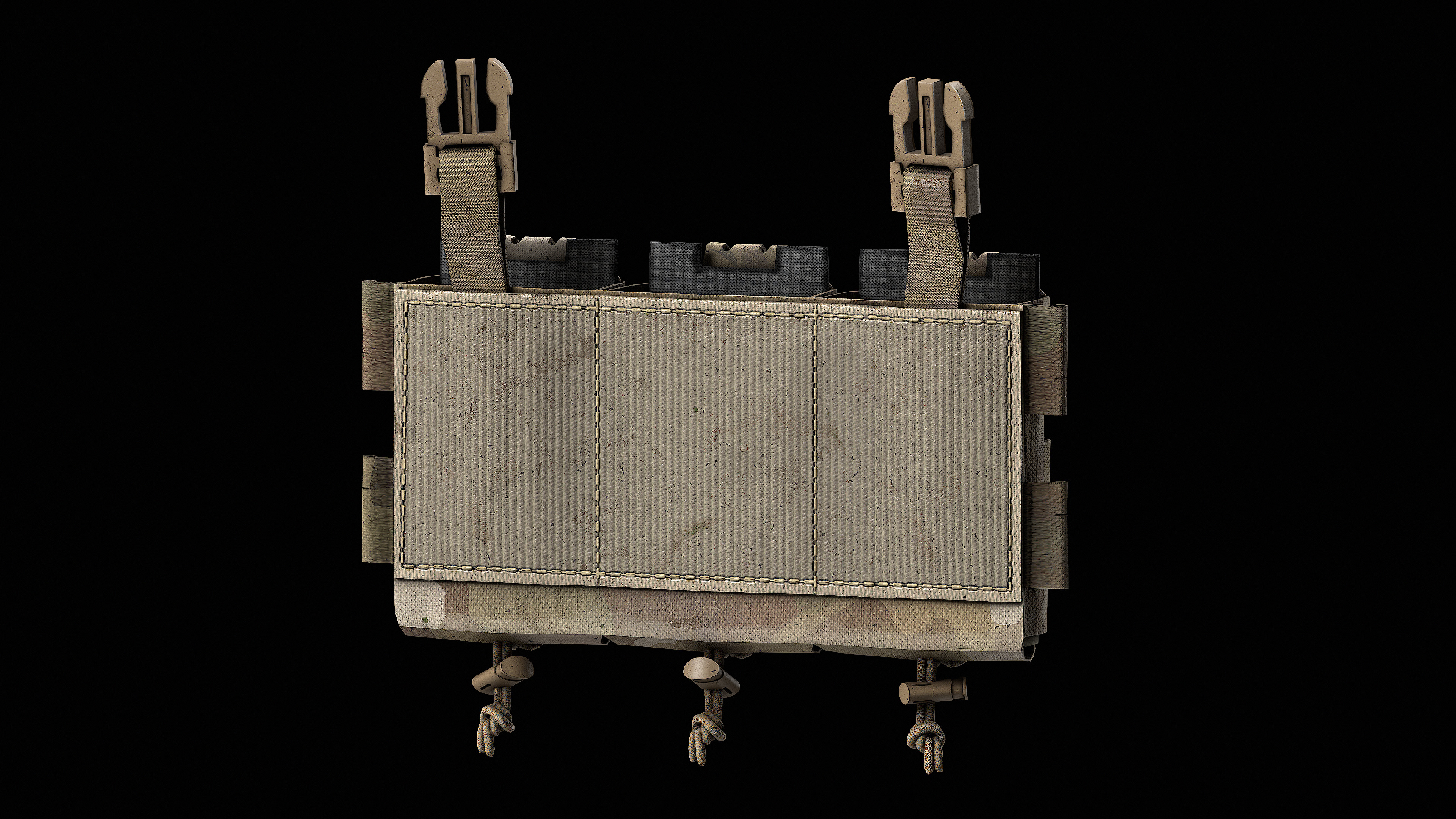 SLEDS-K Universal Placard Low-poly 3D model_7