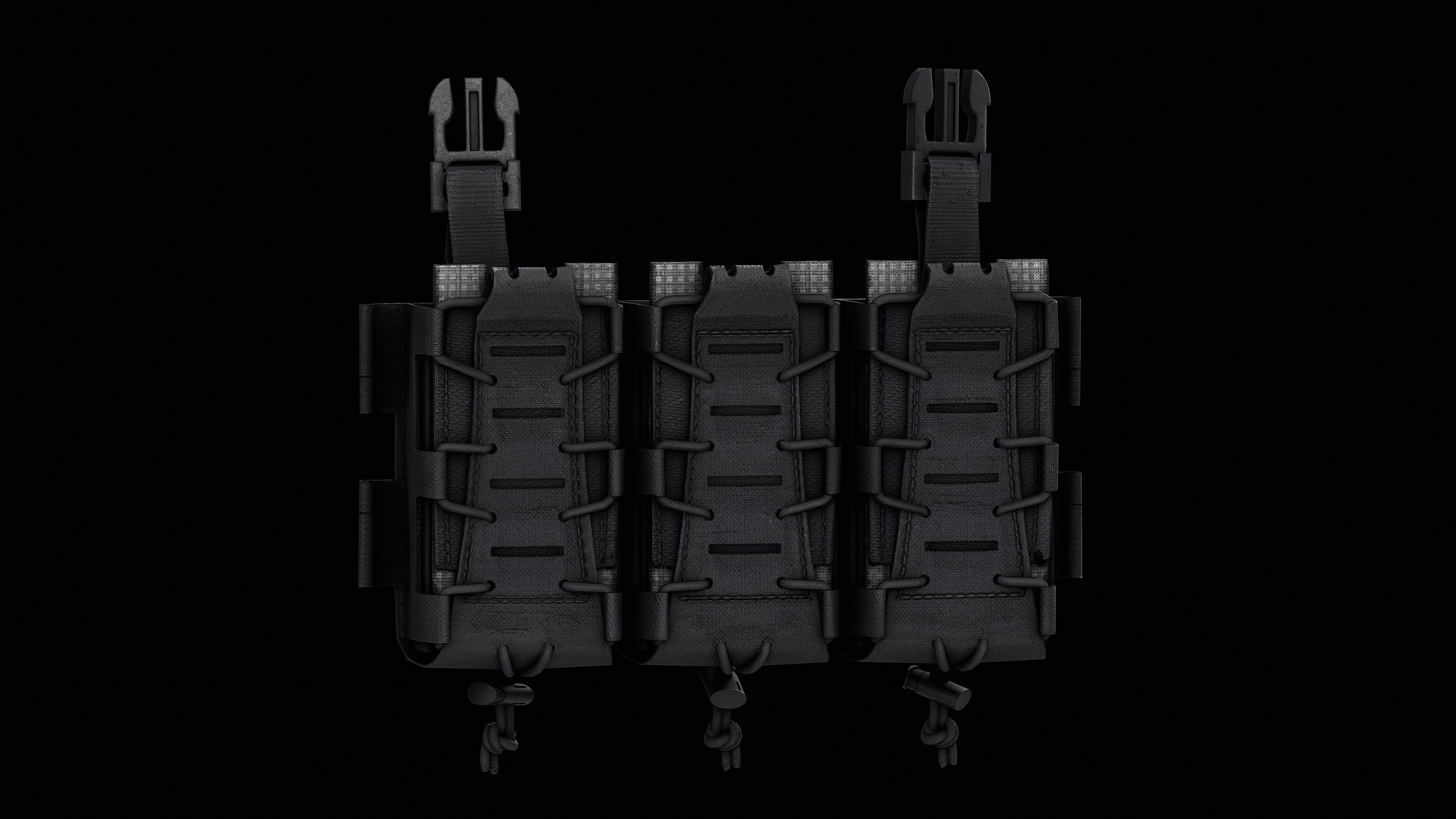 SLEDS-K Universal Placard Low-poly 3D model_1