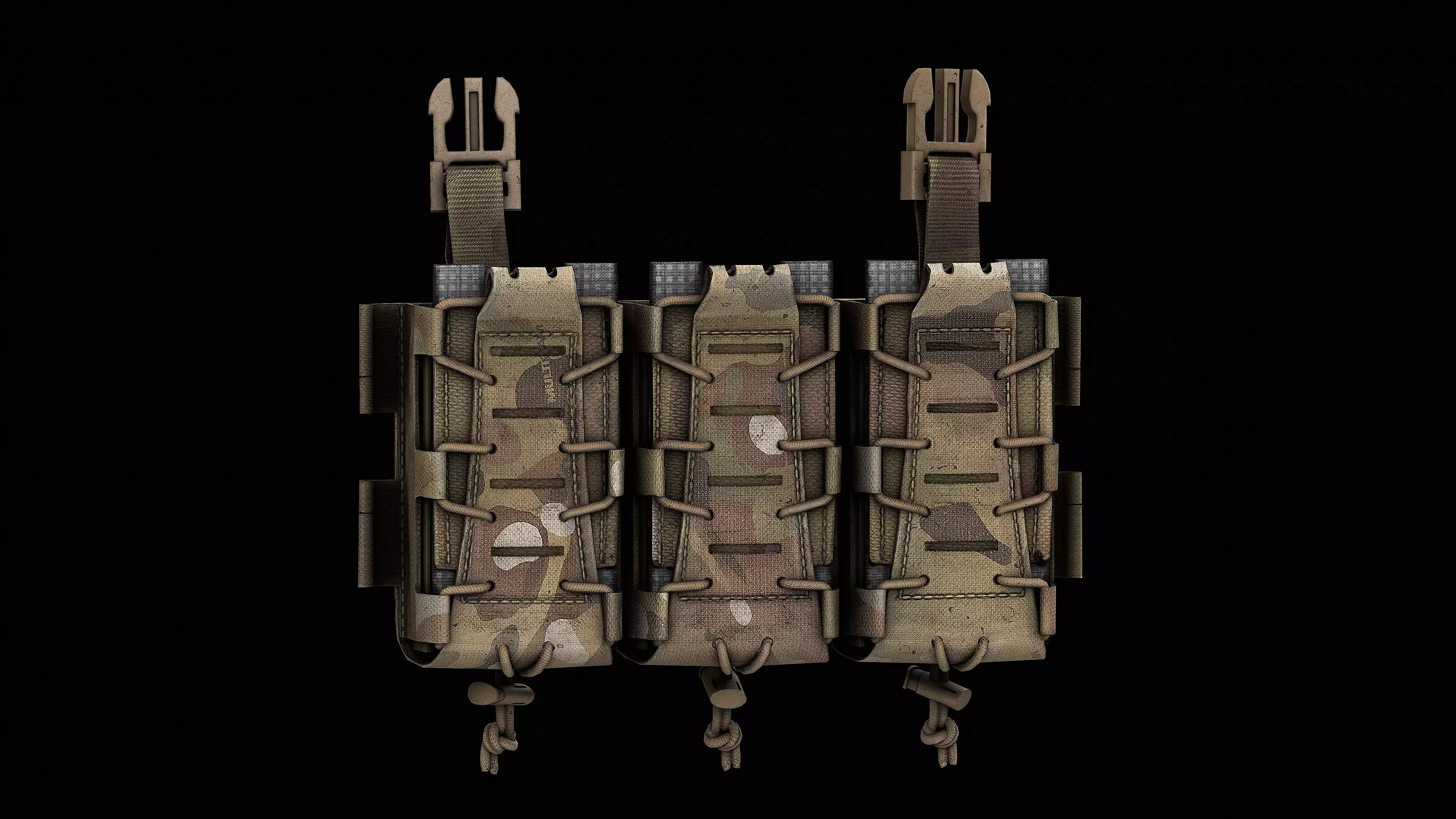 SLEDS-K Universal Placard Low-poly 3D model_0